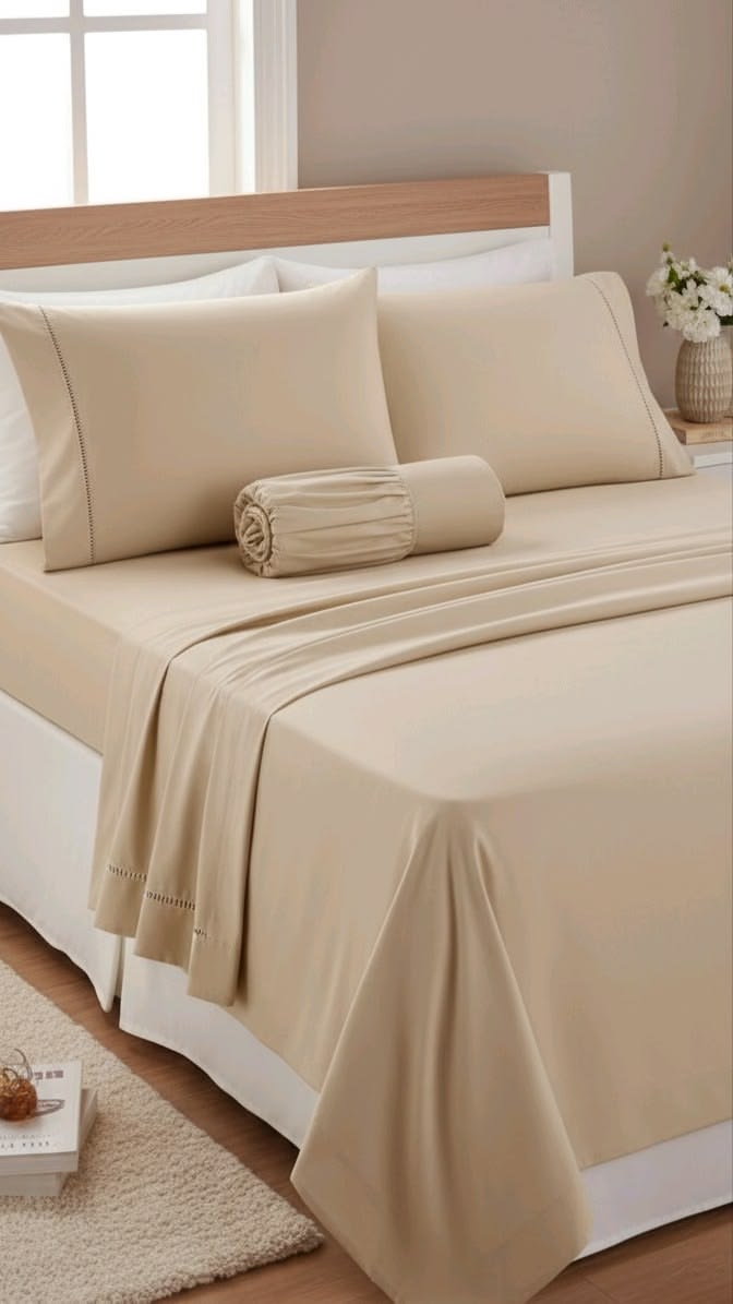 Floral Printed Bed Sheet Set – 3 Pcs